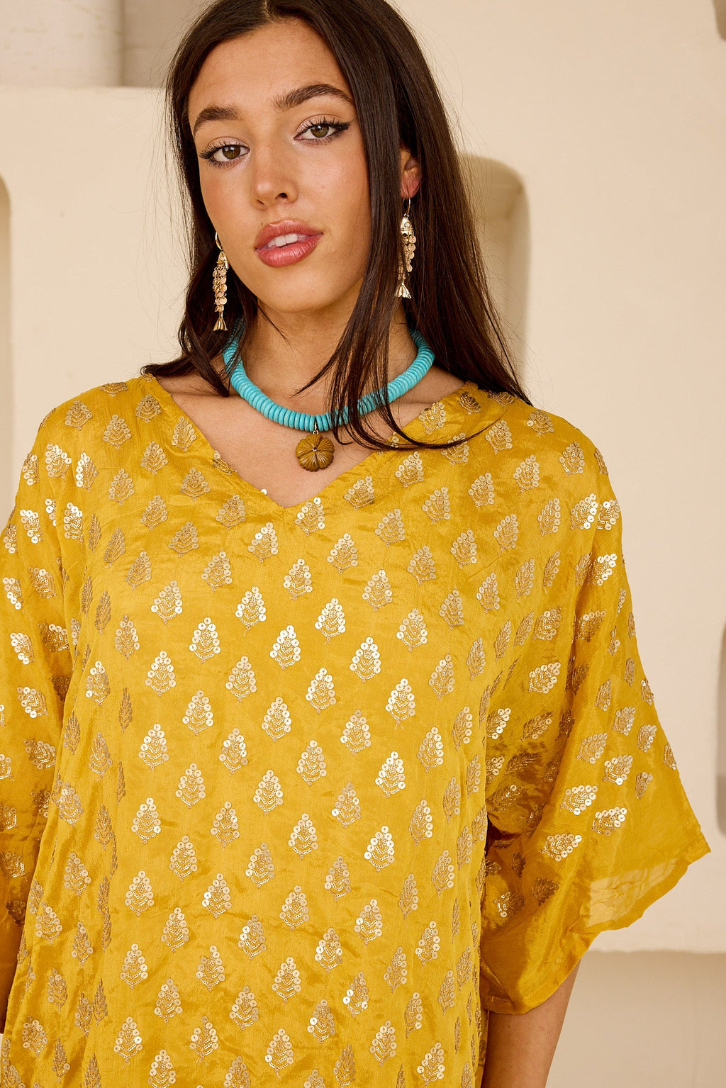 Helios Floral Kaftan