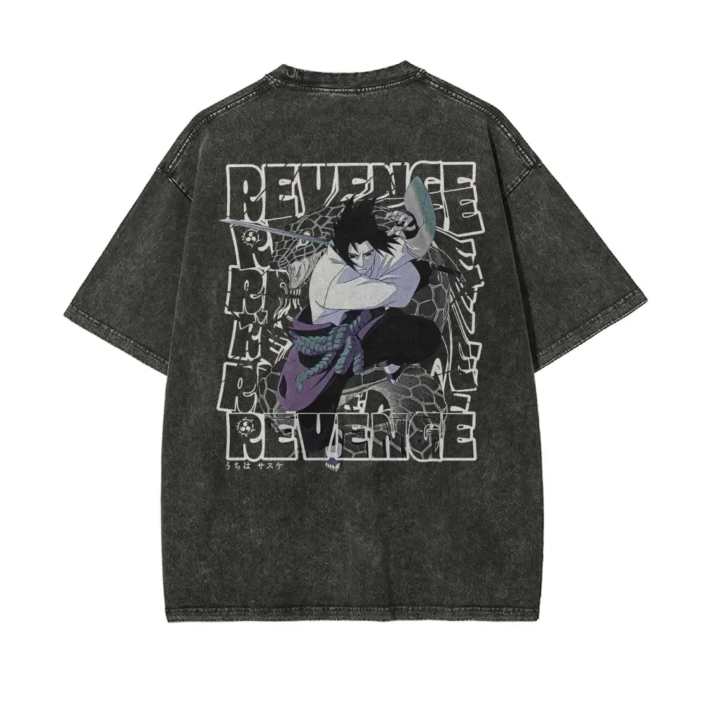 Naruto Washed T-Shirt: Retro 2026 Japanese Cotton Tee
