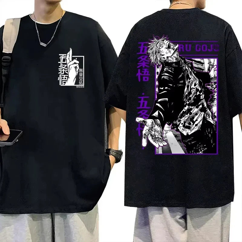 Gojo Satoru T-Shirt: Jujutsu Kaisen Harajuku Cotton Top