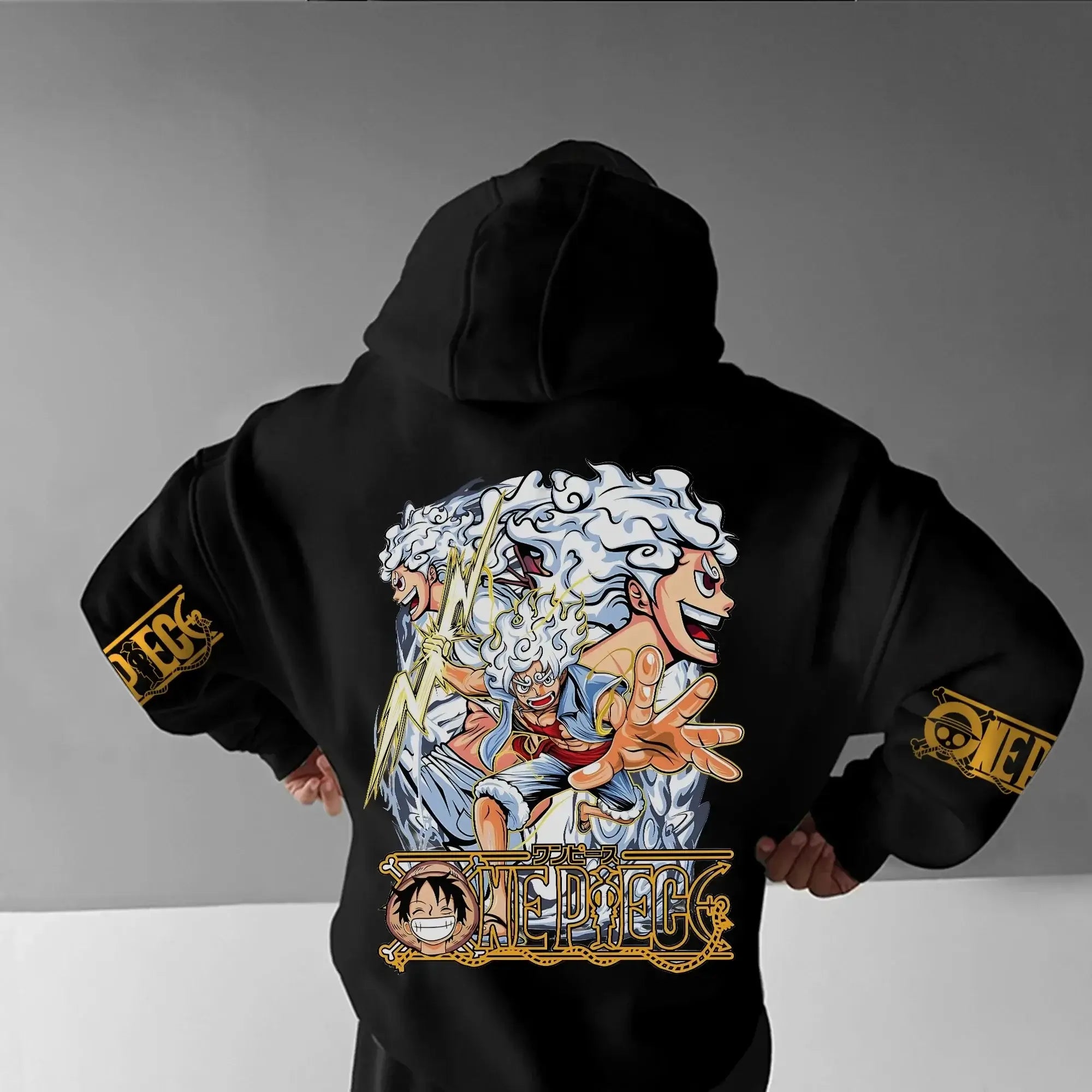 One Piece Hoodie Casual Cotton Sweatshirt