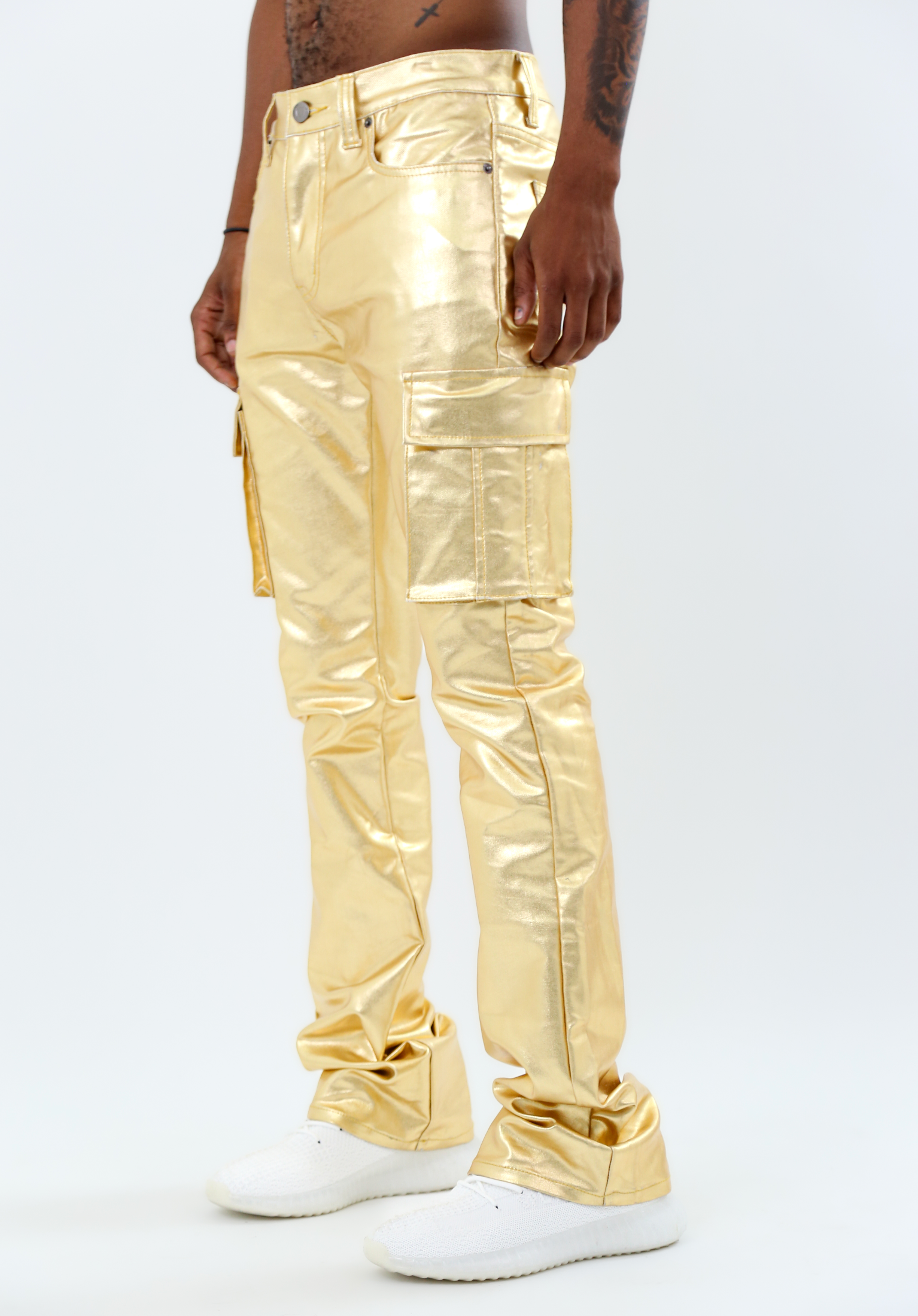 METALLICA DIP STACKED JEANS