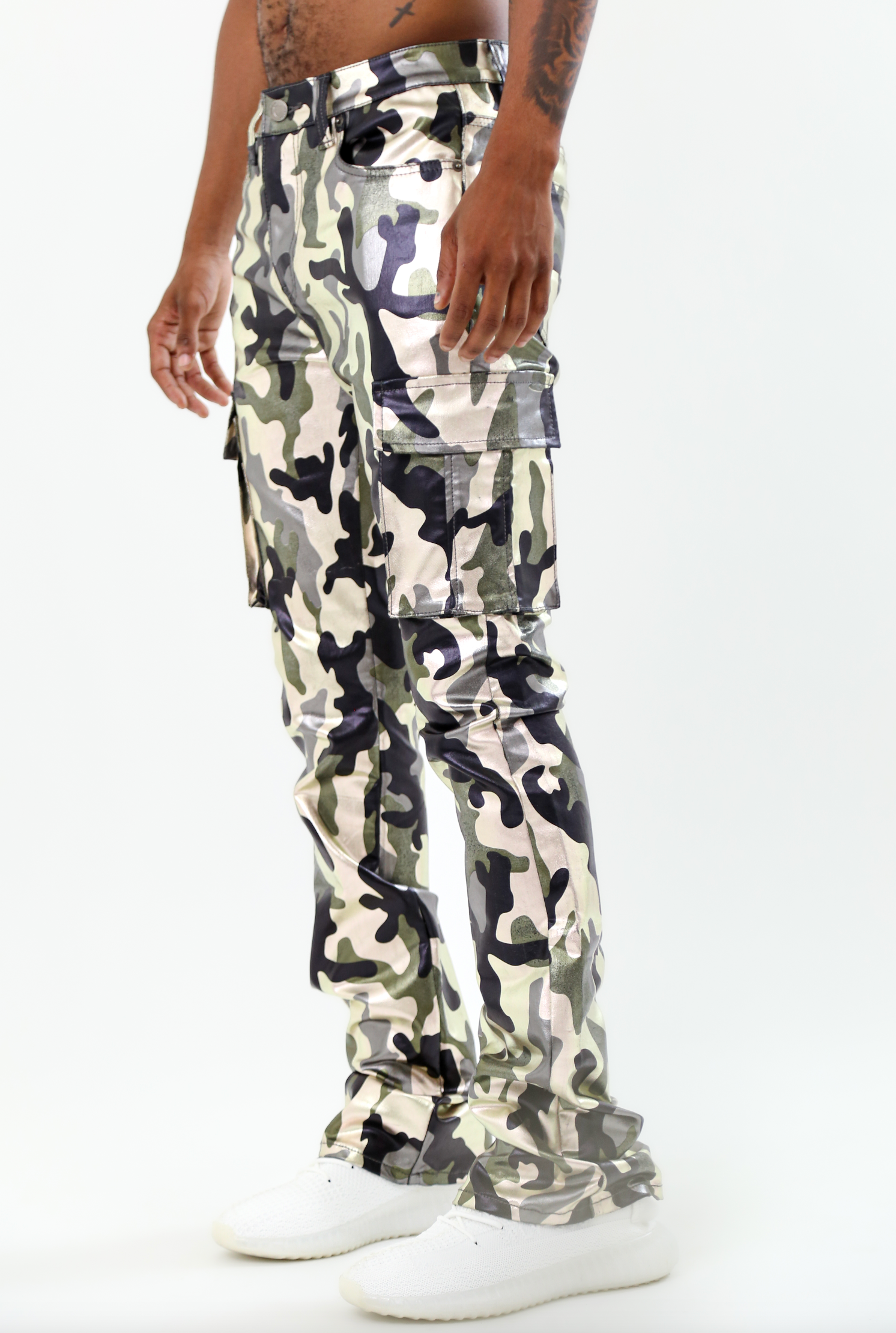 METALLICA DIP STACKED JEANS