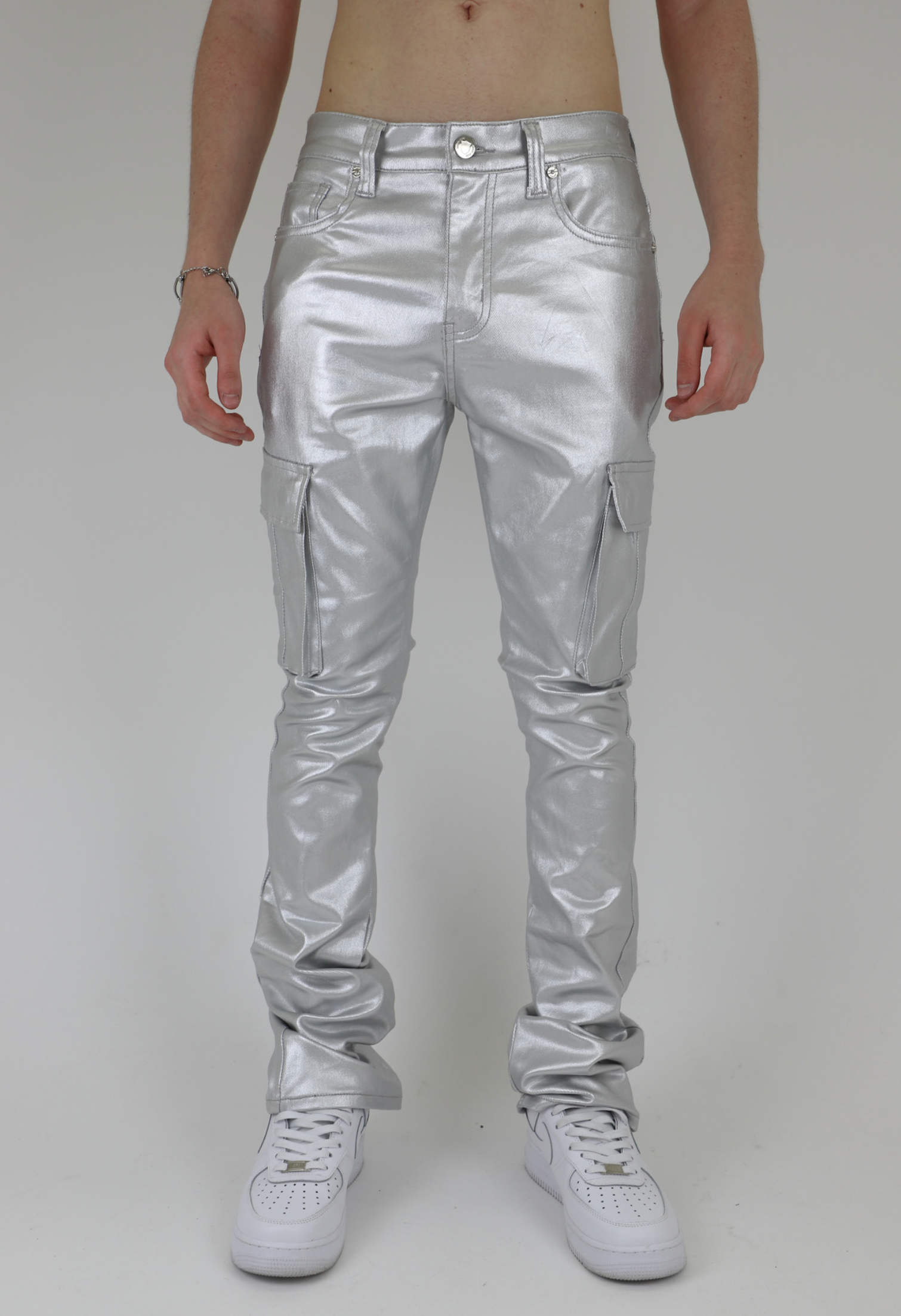 METALLICA DIP STACKED JEANS