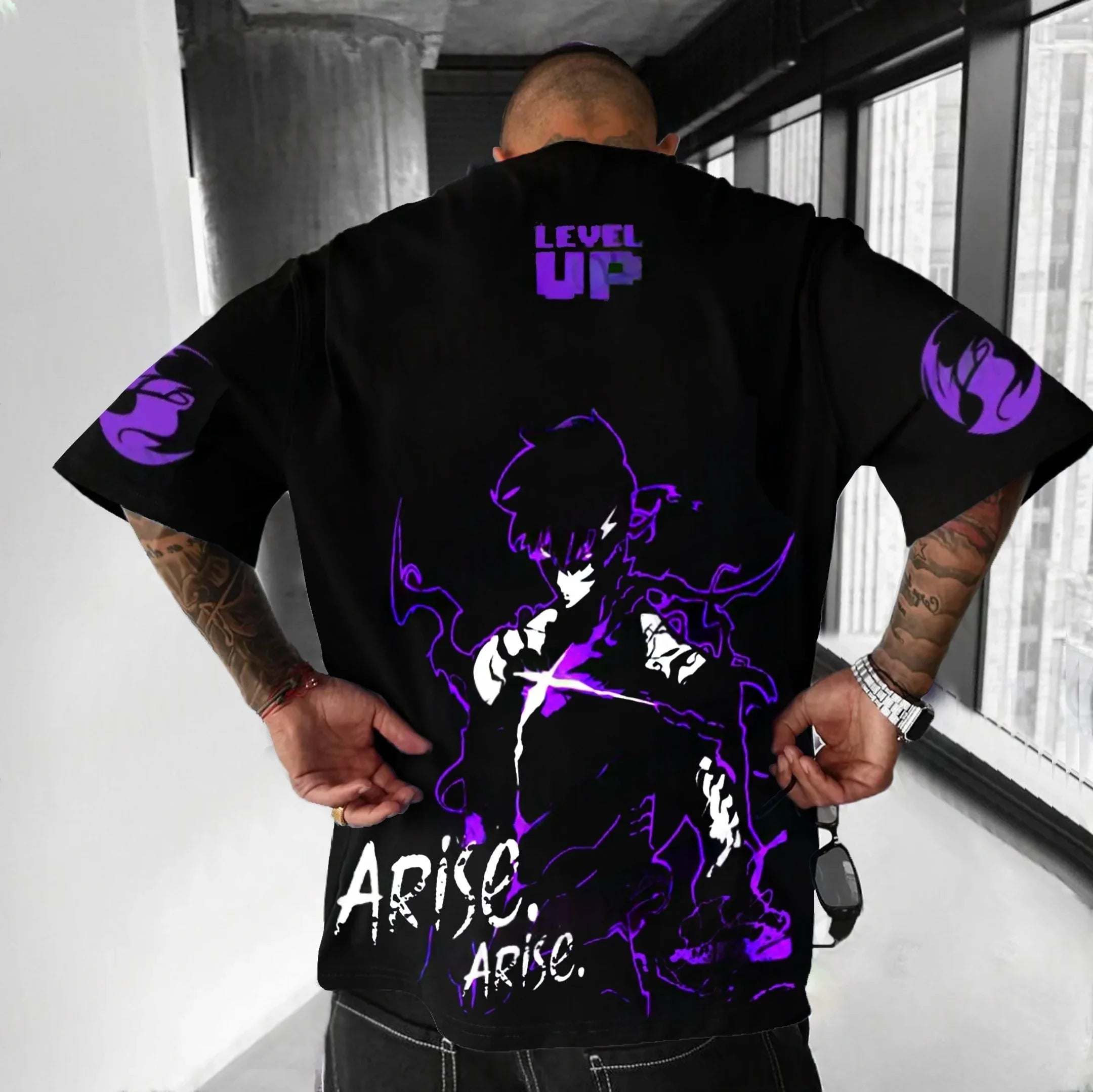 Solo Leveling Authorized T-Shirt: Retro Y2K Anime Cotton Top