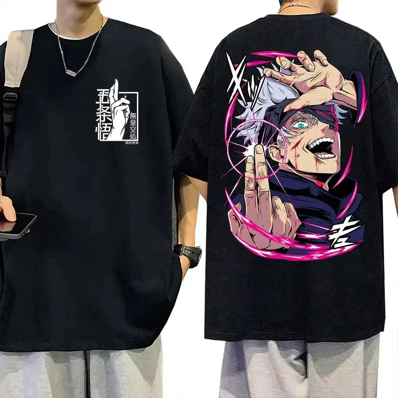 Gojo Satoru T-Shirt: Jujutsu Kaisen Harajuku Cotton Top