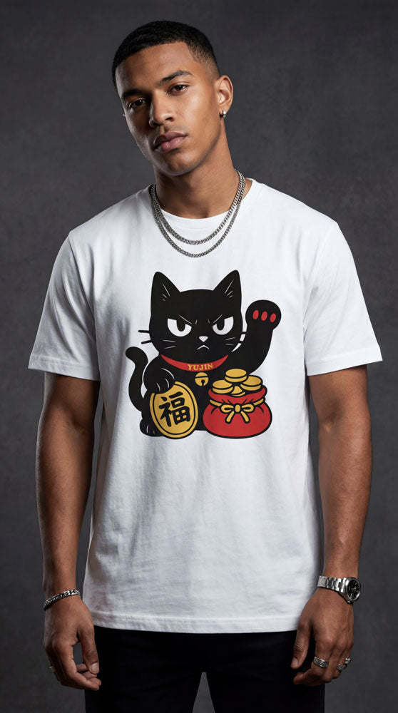 Black Cat Lucky T-Shirt